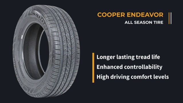 Amazon.com: Cooper Endeavor All-Season 195/65R15 91H Tire : Automotive